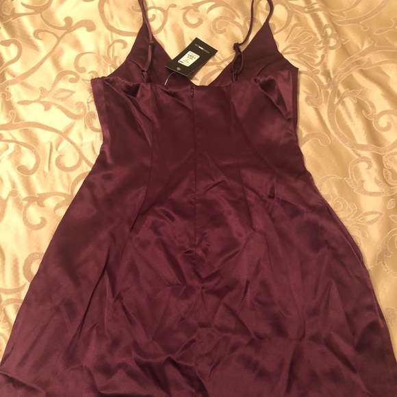 Purple Satin dress - Picture 5 of 5